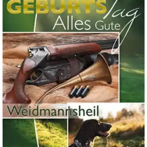 Super-Preis Fritzmann Geburtstags Karte Jagd